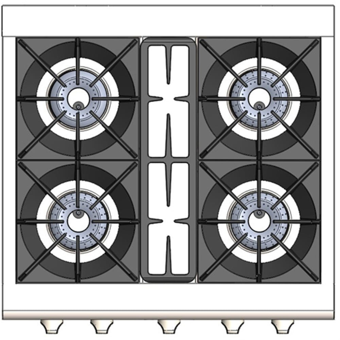 Capital CGSR304N 30 Inch Gas Range