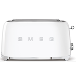 Smeg TSF02WHUS Retro 50's Style 4-Slice Toaster 1400 W White