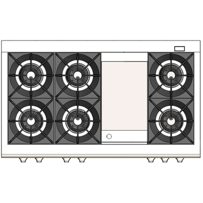 Capital COB484G2L 48 Inch Connoisseurian Dual Fuel Range