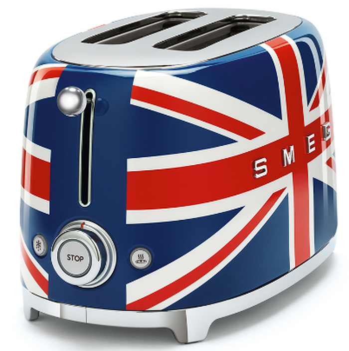 Smeg TSF01UJUS Retro 50's Style 2-Slice Toaster 950 W Union Jack disco@aniks.ca