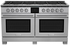 BlueStar BSDF6010BWCFPLT 60 Inch DF X-8 Series Dual Fuel Range