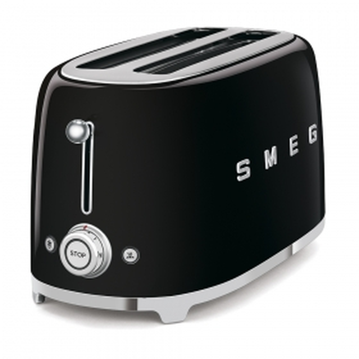 Smeg TSF02BLUS Retro 50's Style 4-Slice Toaster 1400 W Black disco@aniks.ca