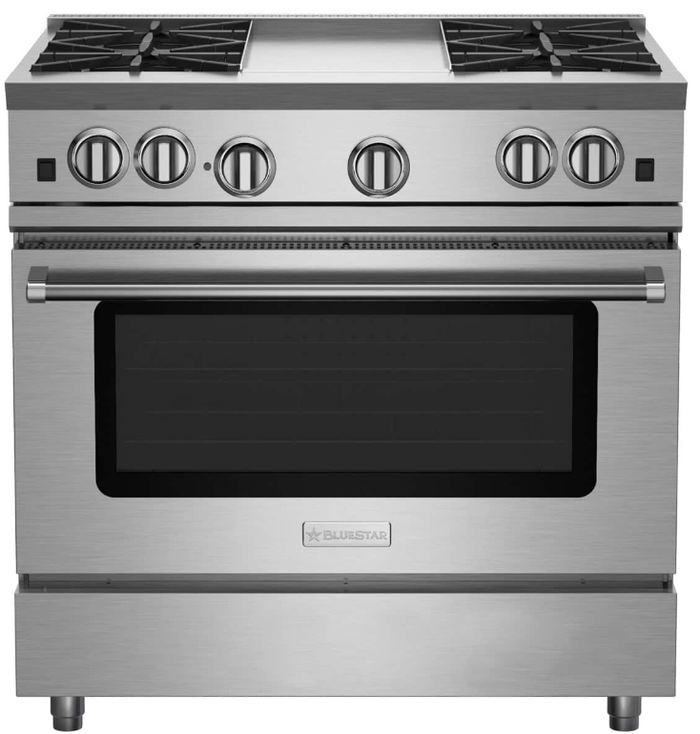 BlueStar RNB364GV2 36 Inch RNB Series Gas Range
