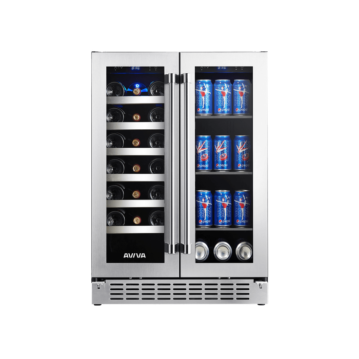 Aviva ABCU422SS 24 Inch Built In Wine Refrigerator