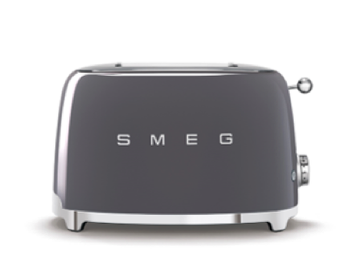 Smeg TSF01GRUS Retro 50's Style 2-Slice Toaster 950 W Slate Grey disco@aniks.ca