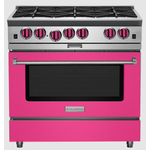 BlueStar BSP366BCCPLT 36 Inch Platinum Series Gas Range