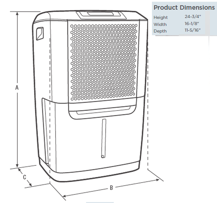 FAD704DWD Energy Star 70-pint Dehumidifier Discontinued-Frigidaire