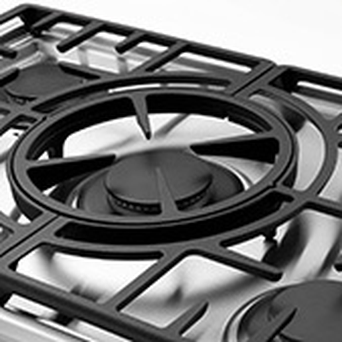 Capital MCT365GSN 36 Inch Gas Cooktop with 5 Sealed Burners 20,000 BTUs Wok Burner