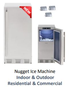 Sapphire SNIM155OD 15 Inch S7 Series Indoor & Outdoor Ice Machine