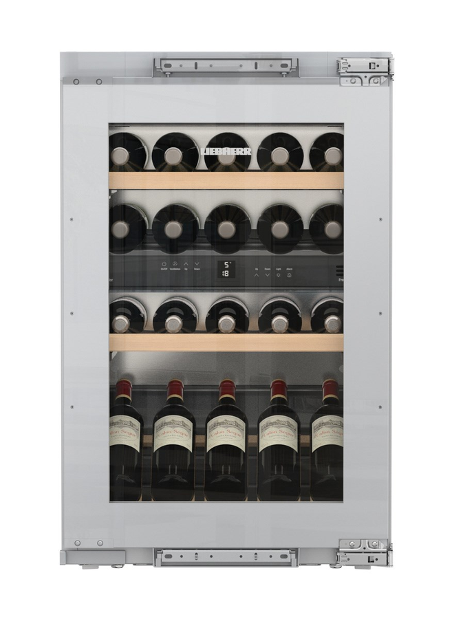 Liebherr HW3000 24 Inch Wine Fridge Column LCD display