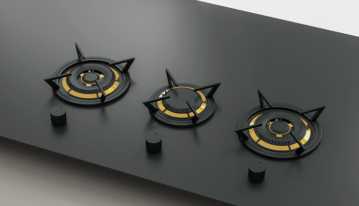 Tulip Cooking Modular 03 Burner Gas Cooktop